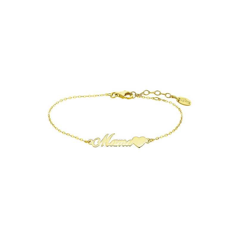 Pulsera Mamá Lotus Silver Dorada LP3234-2/2 | 29,90 € | Joyería Flores