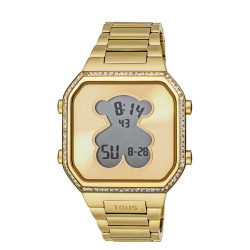 Reloj Tous digital dorado D-BEAR 3000131300 | 219,00 € | Joyería Flores