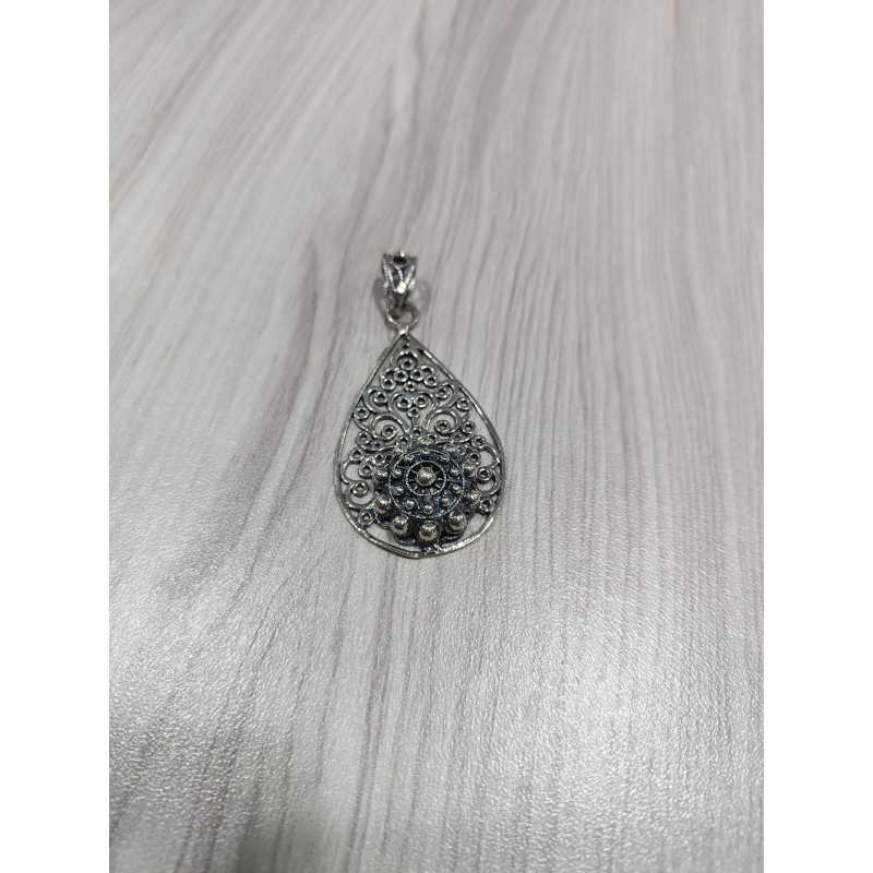 Colgante Botón charro Gota Plata de Ley TF/70 | 33,12 € | Joyería Flores Colgante Botón charro Gota Plata de Ley TF/70 | 33,12 € | Joyería Flores