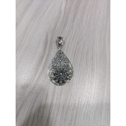 Colgante Botón charro Gota Plata de Ley TF/70 | 33,12 € | Joyería Flores