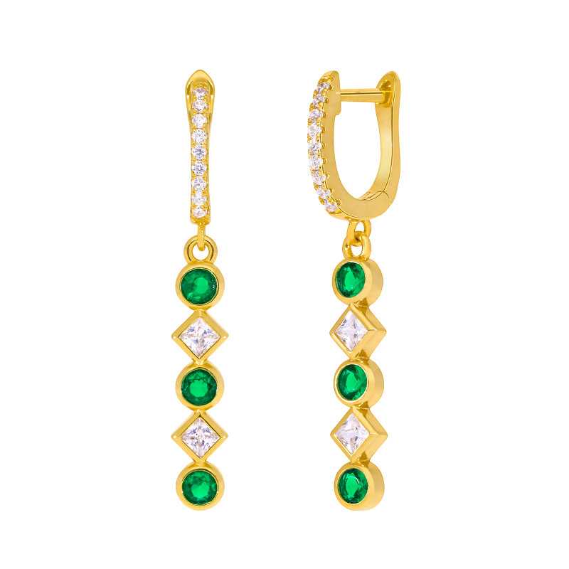 Pendientes Marea File Angel Plata Dorada D02801/AV | 45,90 € | Joyería Flores
