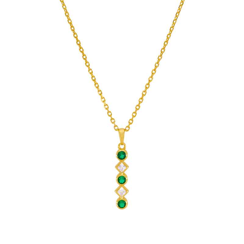 Collar Marea file Angel Plata dorada D02807/AO | 39,90 € | Joyería Flores