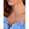 Collar Marea file Angel Plata dorada D02807/AO | 39,90 € | Joyería Flores