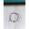 Pulsera Botón Charro macrame Lila S1218-LILA | 14,94 € | Joyería Flores