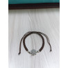 Pulsera Botón Charro macrame Marrón S1218-MARRON | 14,94 € | Joyería Flores