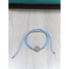 Pulsera Botón Charro macrame S1218-AZUL-CL | 14,94 € | Joyería Flores