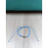 Pulsera Botón Charro Macrame Azul S1217-AC | 11,19 € | Joyería Flores