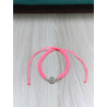 Pulsera Botón Charro Macrame Rosa S1217-ROSA | 11,19 € | Joyería Flores