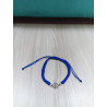 Pulsera Botón Charro Macrame Azul S1217-AZ | 11,19 € | Joyería Flores