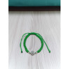 Pulsera Botón Charro Macrame Verde S1217-VERDE | 11,19 € | Joyería Flores