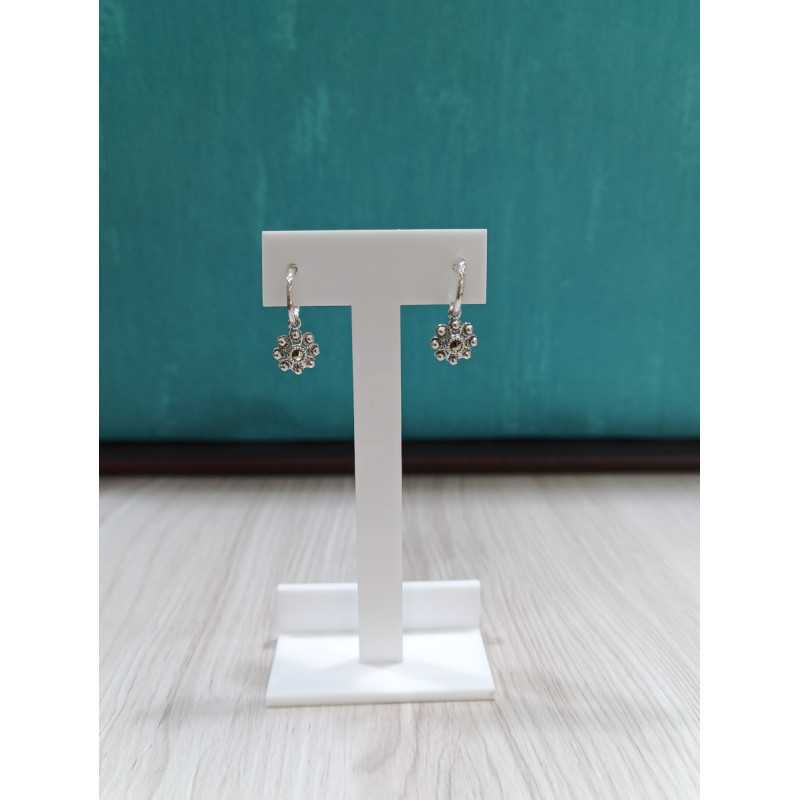 Pendientes Botón Charro Plata Marquesita S1531-S | 18,69 € | Joyería Flores Pendientes Botón Charro Plata Marquesita S1531-S | 18,69 € | Joyería Flores