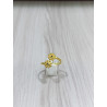 Anillo Botón Charro Abierto Plata Dorado S1571-CH | 24,94 € | Joyería Flores
