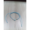 Pulsera Botón Charro macrame Turquesa S1679-T | 19,94 € | Joyería Flores