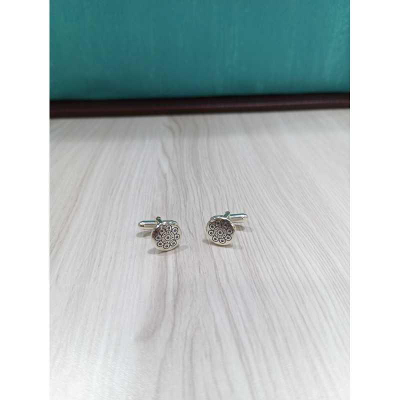 Gemelos Botón Charro Plata de Ley S1769 | 47,44 € | Joyería Flores