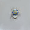 Sortija Botón Charro Abierta Azul S1683-A | 18,69 € | Joyería Flores