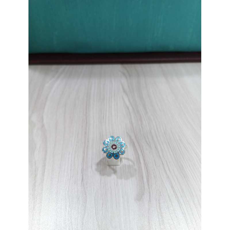 Sortija Botón Charro Abierta Turquesa S1683-T | 14,88 € | Joyería Flores Sortija Botón Charro Abierta Turquesa S1683-T | 14,88 € | Joyería Flores