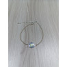 Pulsera Botón Charro Esmalte Azul S1682-A | 27,44 € | Joyería Flores