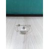 Pulsera Rígida Botón Charro Plata de Ley S1615 | 39,94 € | Joyería Flores