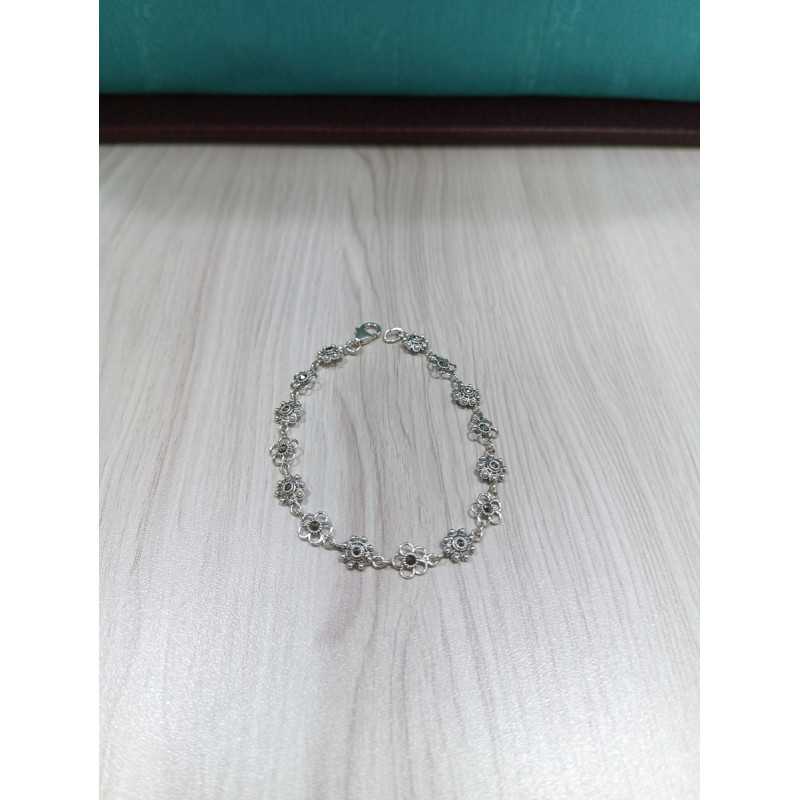 Pulsera Botón Charro Plata Marquesitas S773 | 87,44 € | Joyería Flores
