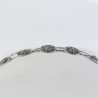 Pulsera botón charro perlas plata F-26-PULS-9 | 32,38 € | Joyería Flores