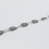 Pulsera botón charro perlas plata F-26-PULS-9 | 32,38 € | Joyería Flores