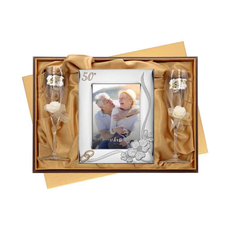Set Portafotos Copas 50 Aniversario EV9073/03C | 148,90 € | Joyería Flores Set Portafotos Copas 50 Aniversario EV9073/03C | 148,90 € | Joyería Flores