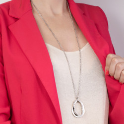 Collar Lotus Style Acero Mujer LS1672-1/2 | 39,00 € | Joyería Flores