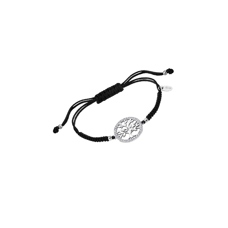 Pulsera Macrame Árbol de la Vida Lotus Silver LP1746-2/2 | 34,00 € | Joyería Flores Pulsera Macrame Árbol de la Vida Lotus Silver LP1746-2/2 | 34,00 € | Joyería Flores