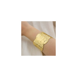 Brazalete Acero inoxidable Dorado 270067C | 21,90 € | Joyería Flores