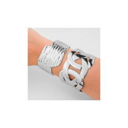 Brazalete Acero inoxidable Plateada 270110A | 14,90 € | Joyería Flores