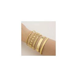 Brazalete Acero inoxidable Dorado 270082C | 13,90 € | Joyería Flores