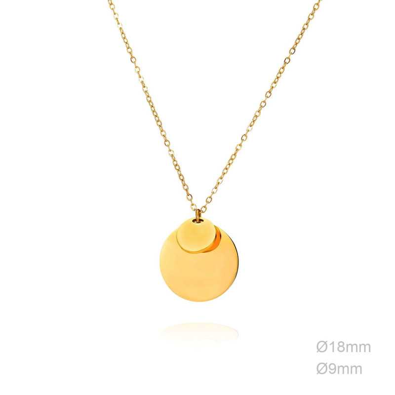 Gargantilla Personalizar Acero Dorado AC1034 | 12,90 € | Joyería Flores Gargantilla Personalizar Acero Dorado AC1034 | 12,90 € | Joyería Flores