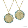 Gargantilla Plata Dorada Virgen Milagrosa 176568C | 72,90 € | Joyería Flores
