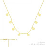 Gargantilla Plata de Ley Circulos Chapada 174438C | 45,90 € | Joyería Flores