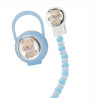 Set Pinza + Portachupetes Oso Azul 75109C | 28,50 € | Joyería Flores