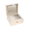 Joyero Simil Piel Blanco GA1302 | 49,50 € | Joyería Flores