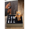 Estuche 4 Cubiertos Oso Carino + Oso Peluche LU6139 | 29,90 € | Joyería Flores