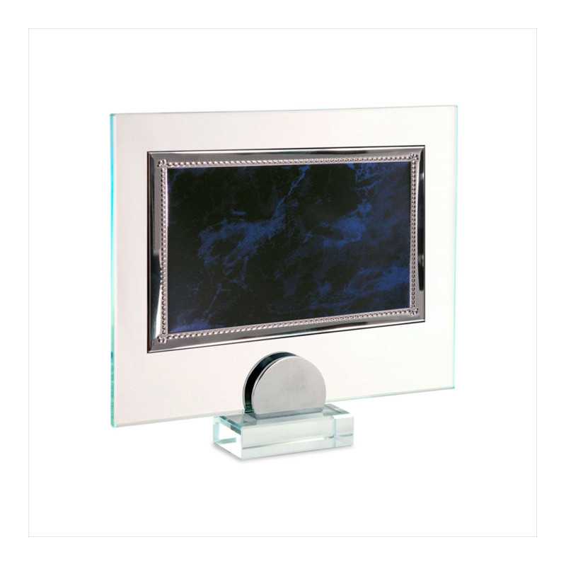 Placa Cristal Pie C/Chapa P-2266/3C | 47,50 € | Joyería Flores