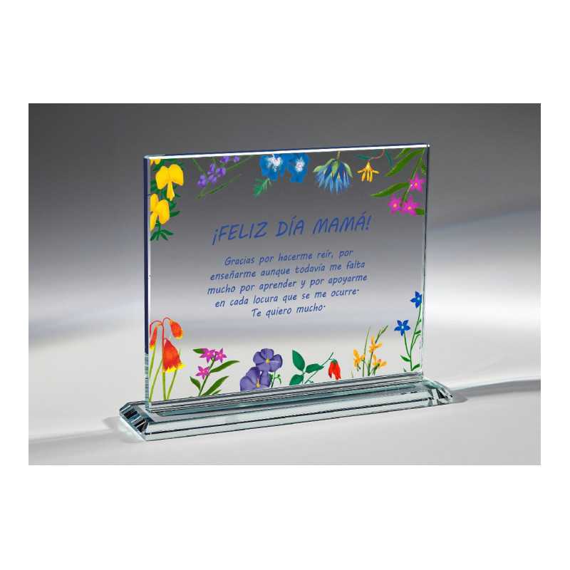 Placa Cristal P-3005/1 | 49,90 € | Joyería Flores Placa Cristal P-3005/1 | 49,90 € | Joyería Flores