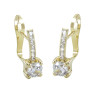 Pendientes Garra Piedra Oro de Ley 5584 | 226,90 € | Joyería Flores