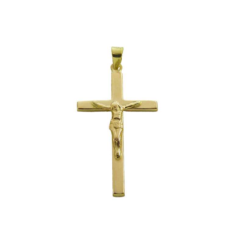 Cruz Tabla con Cristo Oro de Ley 7421-1 | 219,90 € | Joyería Flores