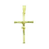 Cruz Tubo Con Cristo Oro de Ley 1281 | 169,90 € | Joyería Flores
