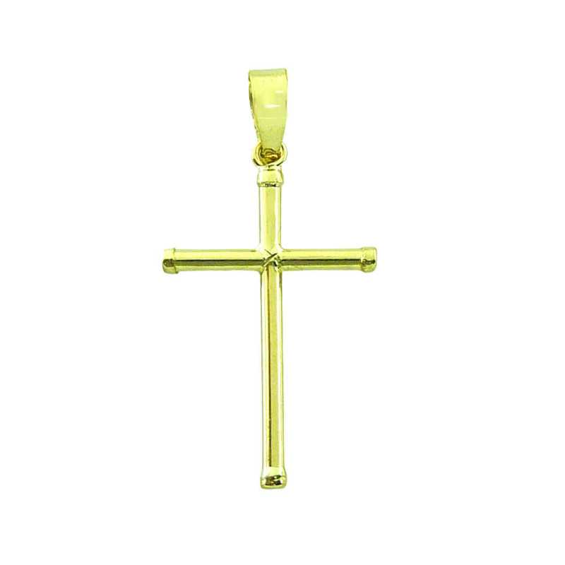 Cruz Tubo sin Cristo Oro de Ley 1280 | 137,50 € | Joyería Flores