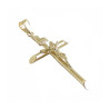 Cruz Tubo Con Cristo Oro de Ley 6065 | 196,50 € | Joyería Flores