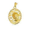 Medalla Oro de Ley Virgen Niña Calada 3374 | 173,90 € | Joyería Flores
