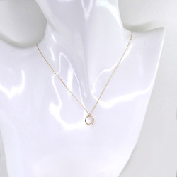 Gargantilla Oro de Ley Redonda con Piedras 5662 | 344,50 € | Joyería Flores