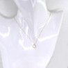 Gargantilla Oro de Ley Redonda con Piedras 5662 | 344,50 € | Joyería Flores