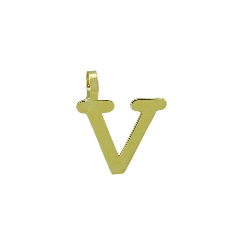 Colgante 750 Group Oro letra V, 10mm 5000V | 84,90 € | Joyería Flores