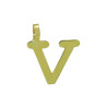 Colgante 750 Group Oro letra V, 10mm 5000V | 84,90 € | Joyería Flores