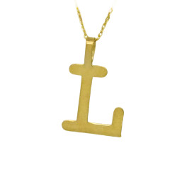 Colgante 750 Group Oro letra L, 10mm 5000L | 84,90 € | Joyería Flores
